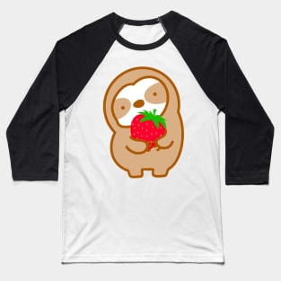 Cute Strawberry Sloth Baseball T-Shirt